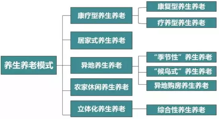 國內(nèi)目前康養(yǎng)模式可按驅(qū)動因素分為五大養(yǎng)生養(yǎng)老模式：1.jpg